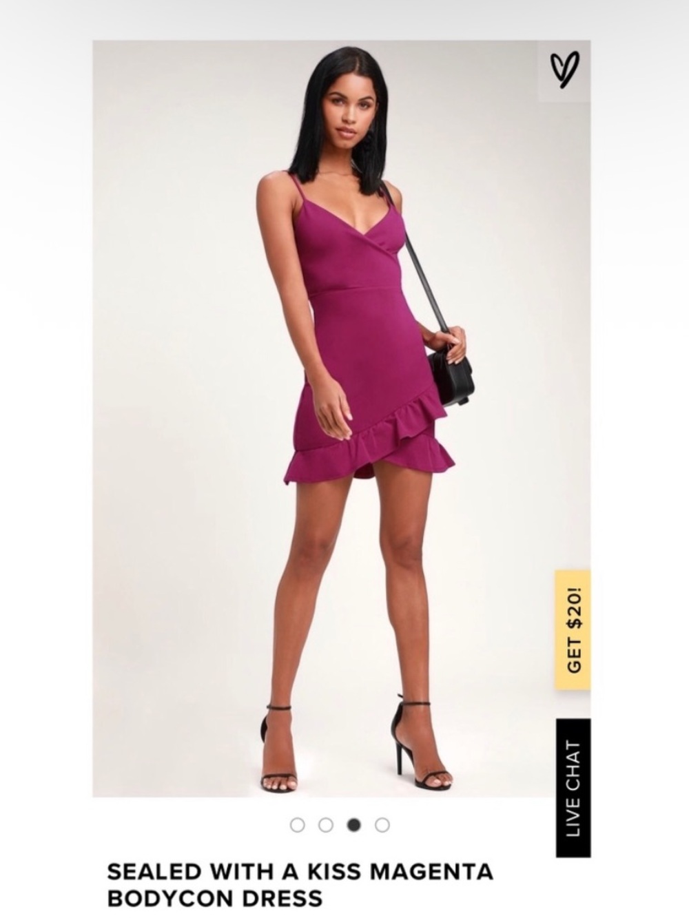Lulus Ruffle Flirty Dress
